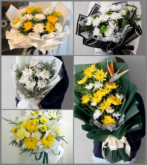 广东江门市恩平市大槐镇佛良村白事花束代送
